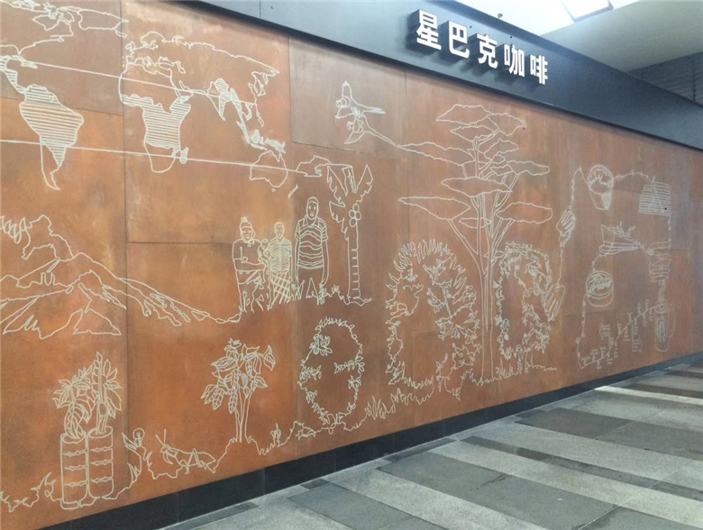 天宁耐候钢幕墙